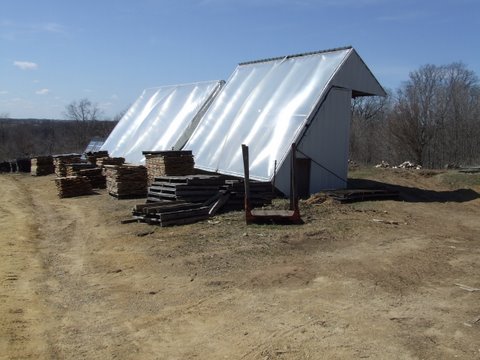 solar kiln for some of the lumber that is milled